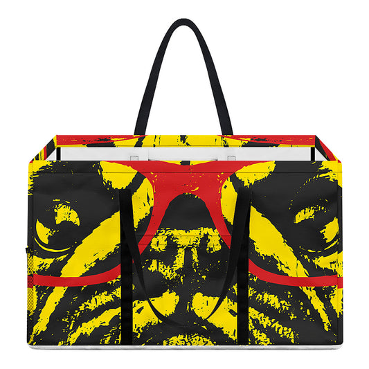 Pug With Glasses Portrait Print Utility Tote Bag