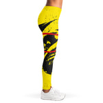 Pug With Glasses Portrait Print Women's Leggings