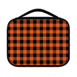 Pumpkin Orange Buffalo Check Print Classic Bible Case