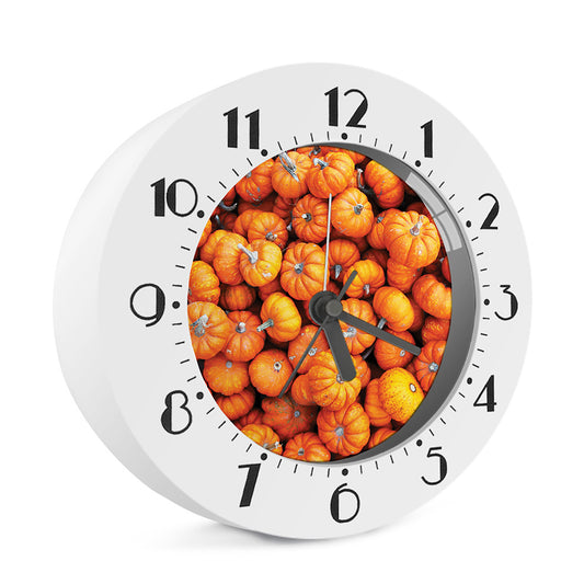 Pumpkin Print Alarm Clock