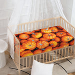 Pumpkin Print Baby Crib Sheet
