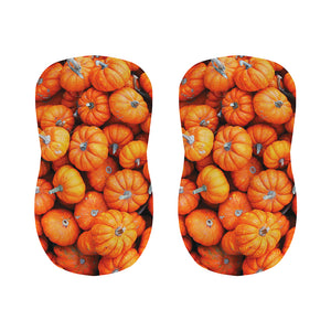 Pumpkin Print Bar Stool Covers