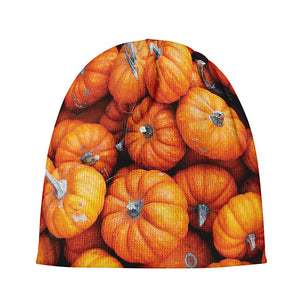 Pumpkin Print Beanie