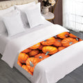Pumpkin Print Bed Runner