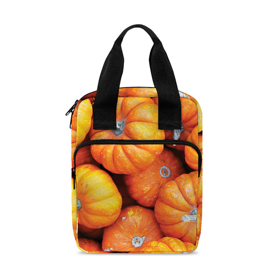 Pumpkin Print Bible Tote Bag