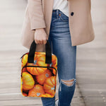 Pumpkin Print Bible Tote Bag