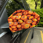 Pumpkin Print Car Side Mirror Covers