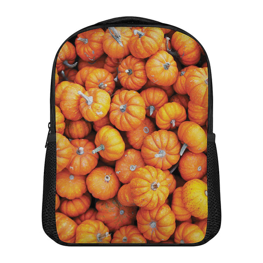 Pumpkin Print Casual Backpack