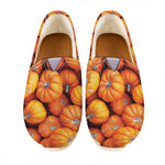 Pumpkin Print Casual Shoes