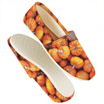 Pumpkin Print Casual Shoes