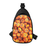 Pumpkin Print Chest Bag