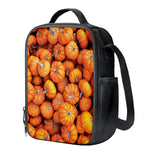 Pumpkin Print Crossbody Lunch Bag
