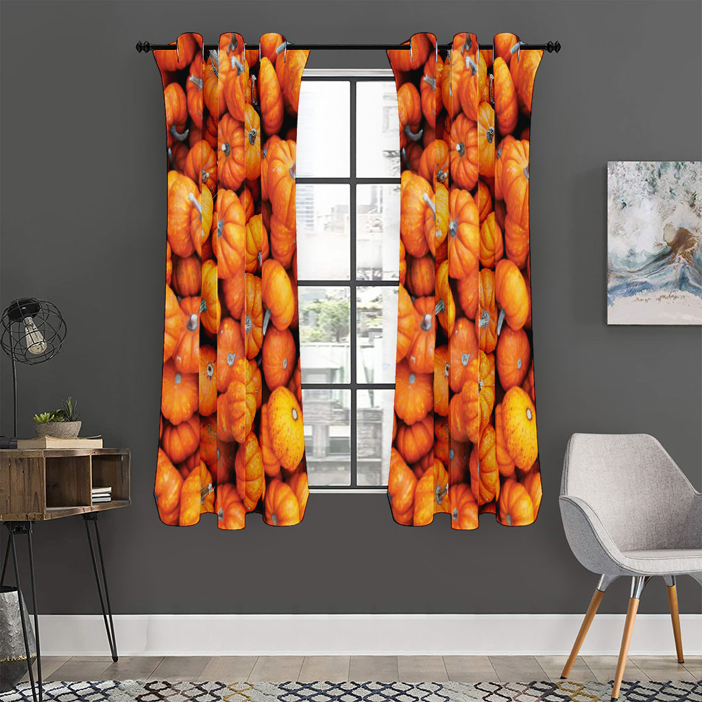 Pumpkin Print Curtain