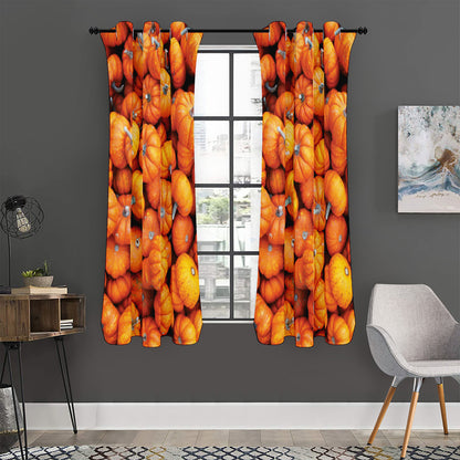 Pumpkin Print Curtain