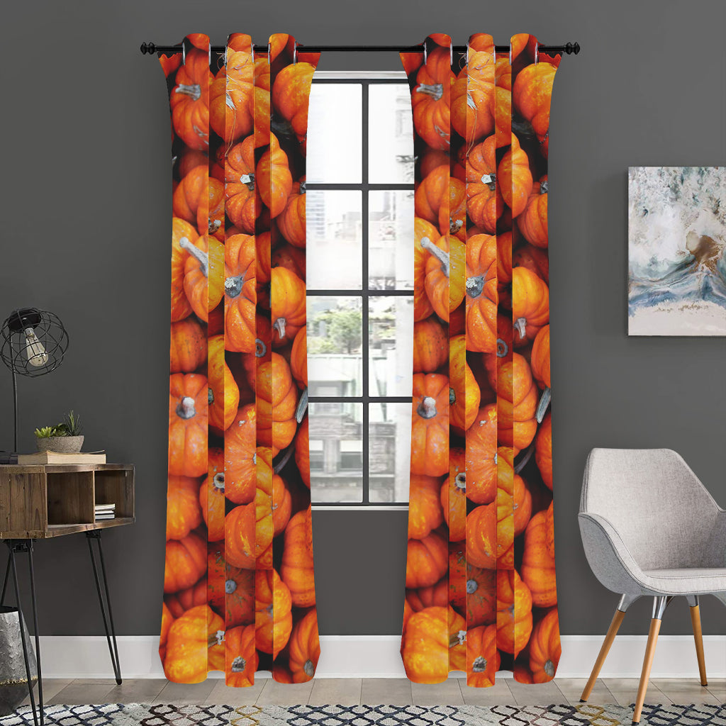 Pumpkin Print Curtain