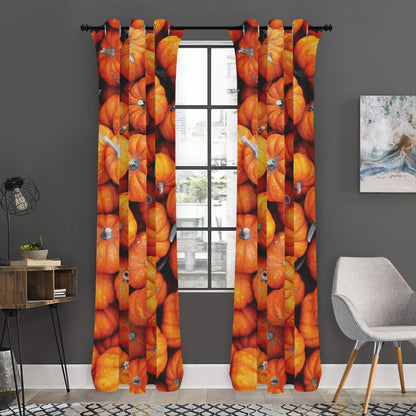 Pumpkin Print Curtain
