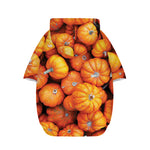 Pumpkin Print Dog Zip Up Hoodie