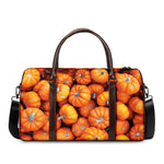 Pumpkin Print Duffle Bag