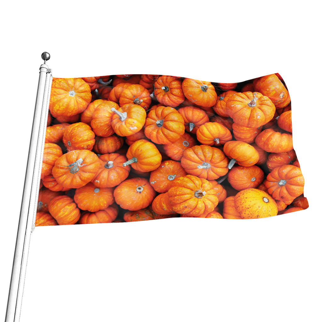 Pumpkin Print Flag