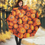 Pumpkin Print Foldable Umbrella