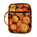 Pumpkin Print Front Pocket Bible Bag