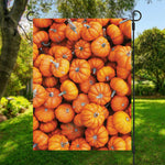 Pumpkin Print Garden Flag