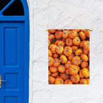 Pumpkin Print Garden Flag