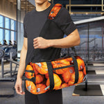 Pumpkin Print Gym Bag