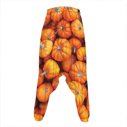 Pumpkin Print Hammer Pants