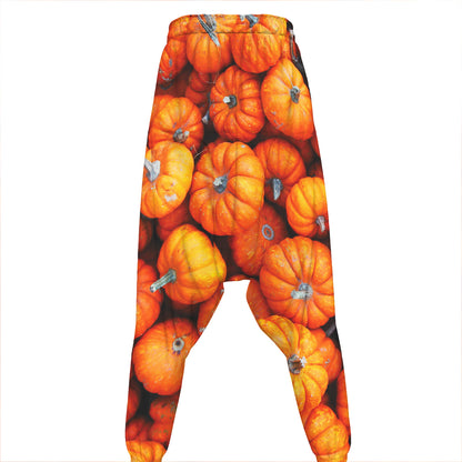 Pumpkin Print Hammer Pants
