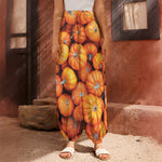 Pumpkin Print Harem Pants