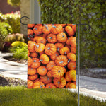 Pumpkin Print House Flag