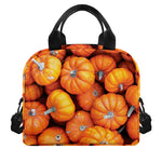 Pumpkin Print Insulated Lunch Bag