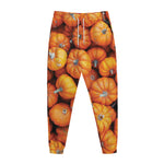 Pumpkin Print Jogger Pants