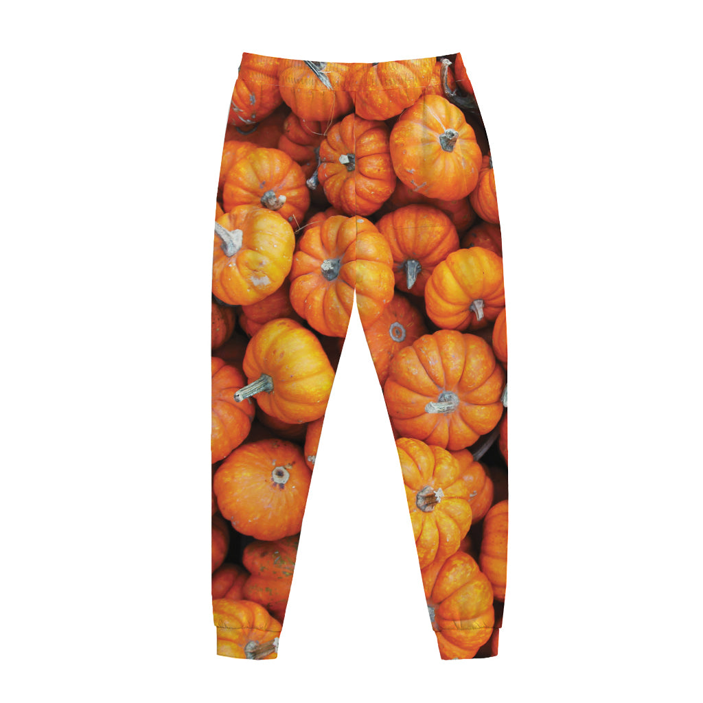 Pumpkin Print Jogger Pants