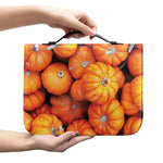 Pumpkin Print Leather Bible Cover