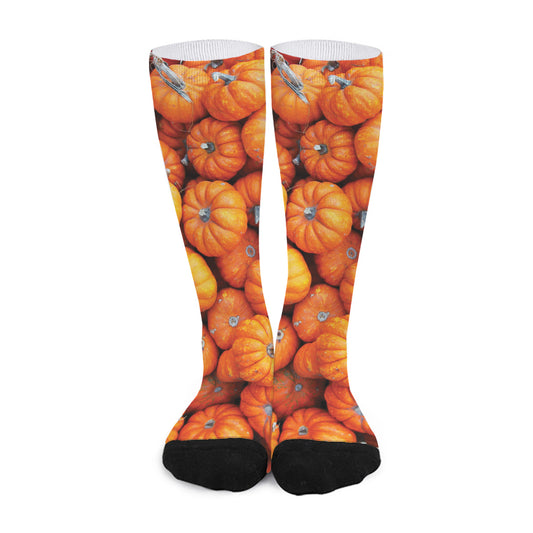 Pumpkin Print Long Socks