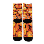 Pumpkin Print Long Socks