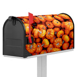 Pumpkin Print Mailbox Cover