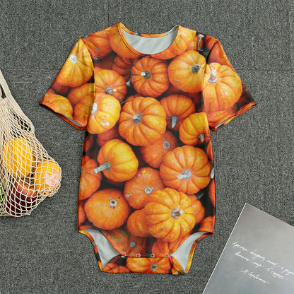 Pumpkin Print Men's Bodysuit