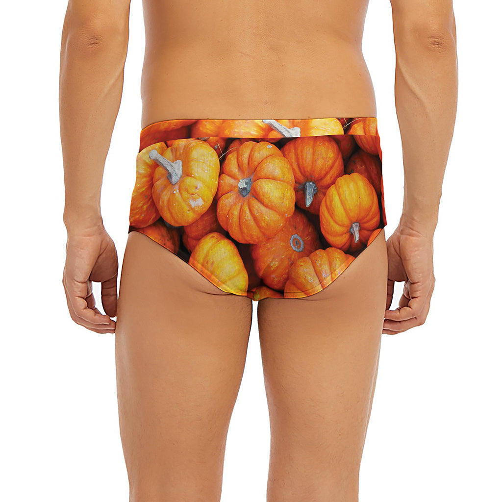 Pumpkin Print Men's Briefs