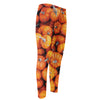 Pumpkin Print Men's Compression Pants