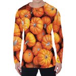 Pumpkin Print Men's Long Sleeve T-Shirt