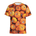 Pumpkin Print Men's Athletic T-Shirt