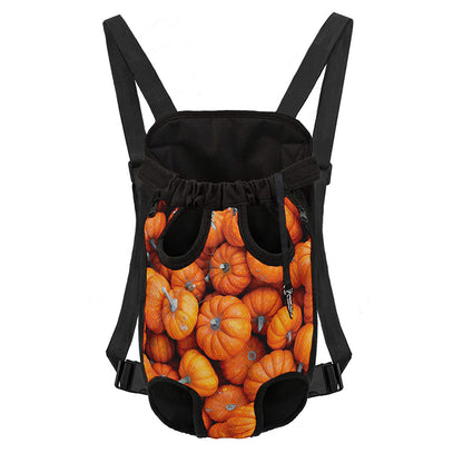 Pumpkin Print Pet Carrier Backpack