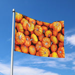 Pumpkin Print Polyester Flag