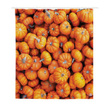 Pumpkin Print Polyester Shower Curtain
