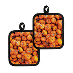 Pumpkin Print Pot Holders
