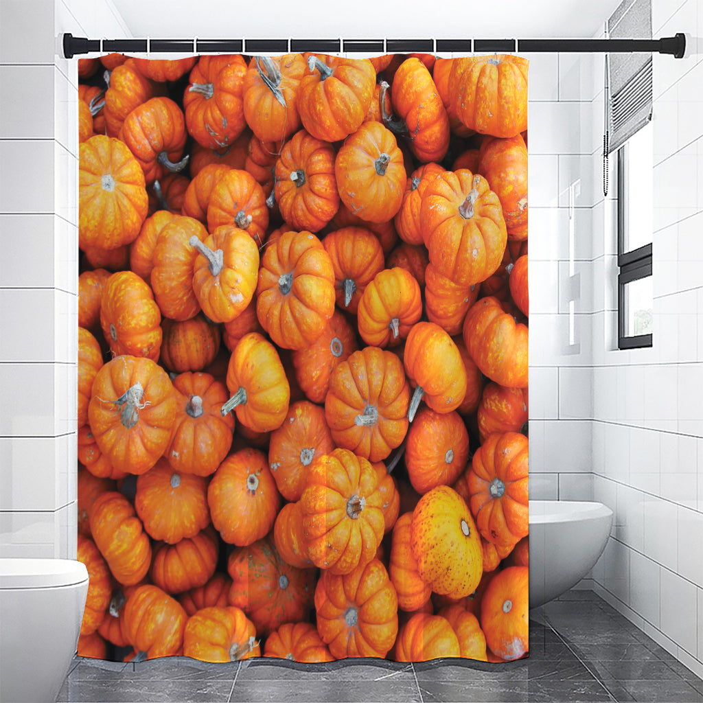 Pumpkin Print Premium Shower Curtain