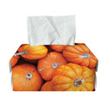 Pumpkin Print Rectangle Tissue Box Cover